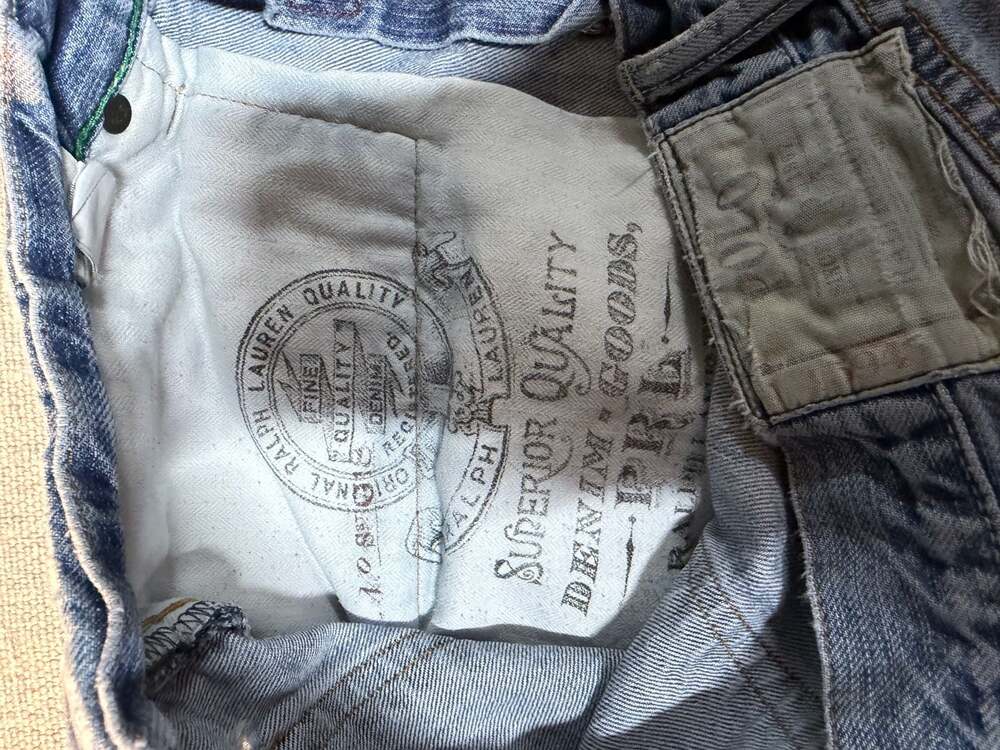Polo Ralph Lauren Vintage 1967 Straight Leg Button Fly Denim Jeans - Picture 7 of 12